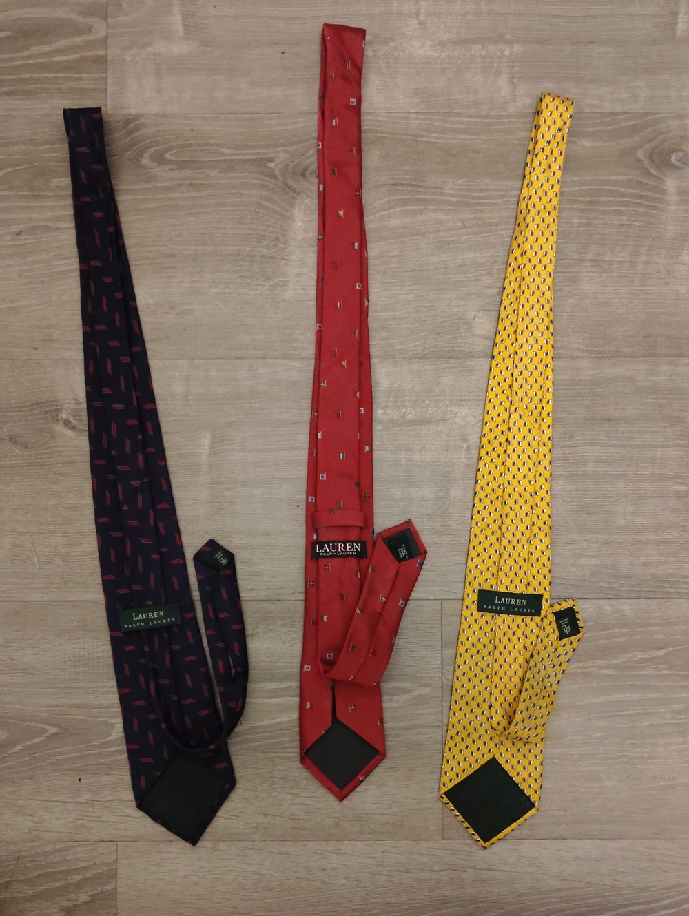 Ralph Lauren100% Silk Vintage Hand Made Tie Lot